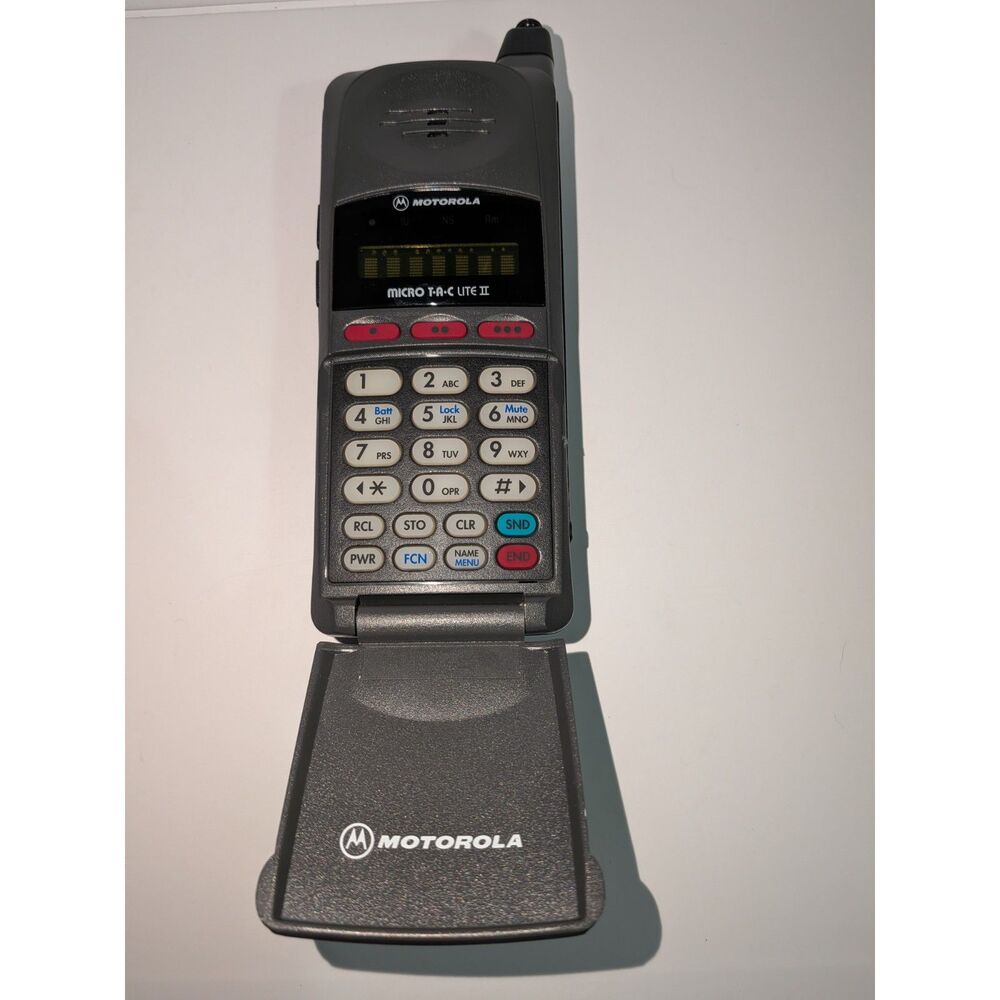 Vintage Motorola Micro T-A-C Lite II Cell Phone - AirTouch MegaPhone (As Is)